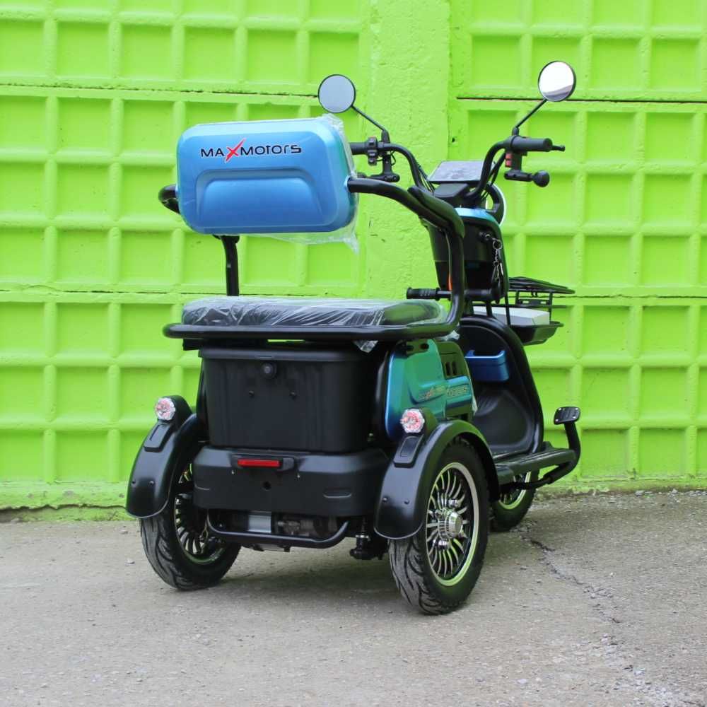 Електрическа триколка Max Motors X1 BLUE, 1500W, 20 Ah