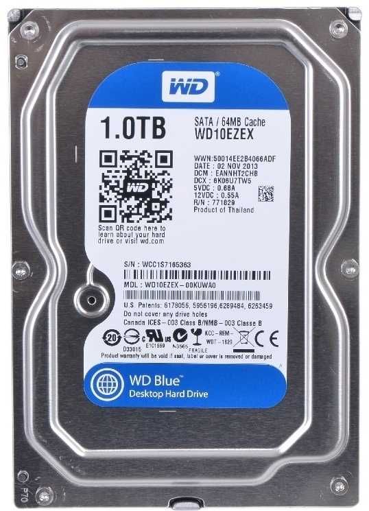 Жесткий диск HDD Western Digital Caviar Blue 1 TB 1 ТБ