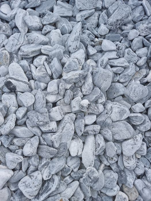 Piatra pebbles decorativa silver