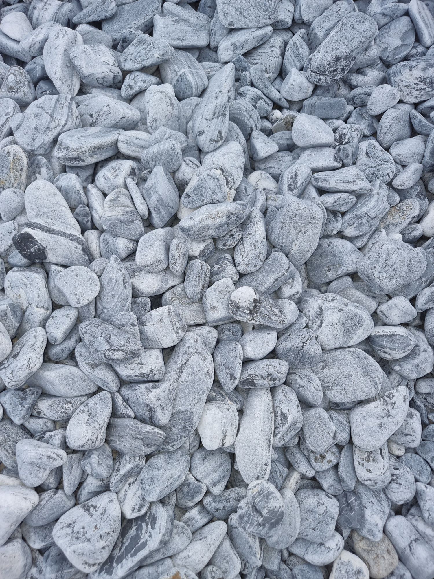 Piatra pebbles decorativa silver