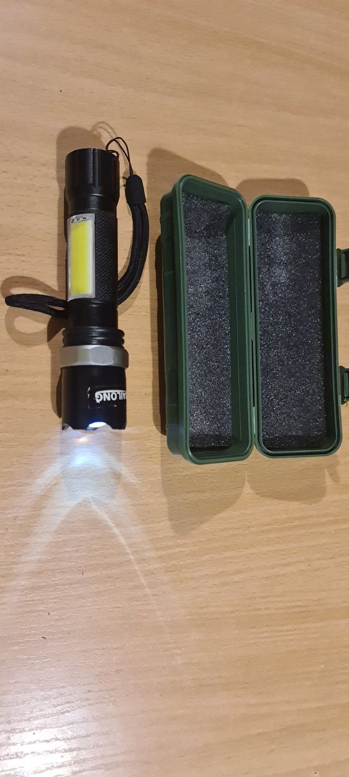 Фенерче LED, ZOOM, USB + кутийка