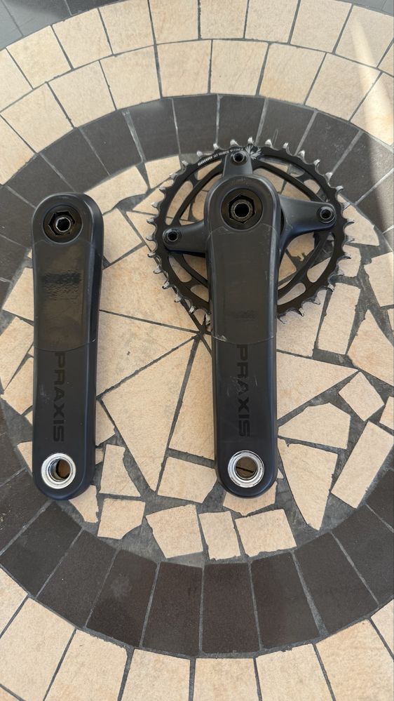 Vand brate pedalier Praxis carbon pentru eBike