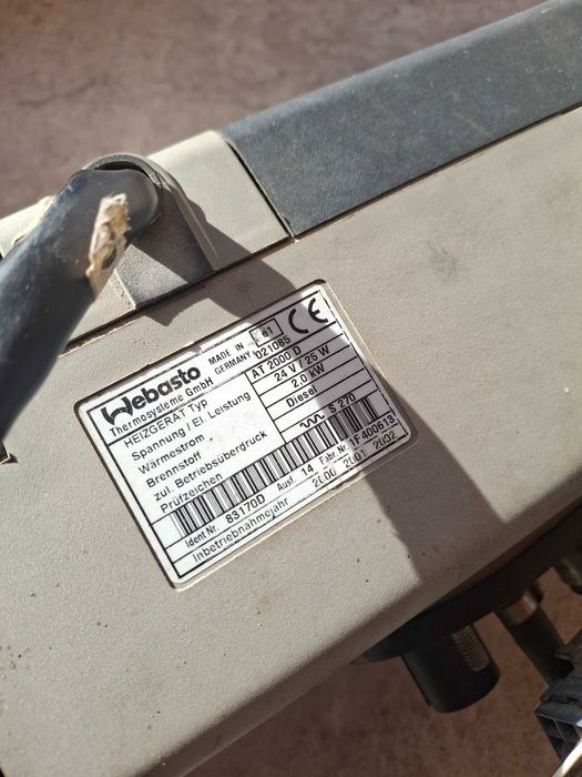 Vand sirocou webasto