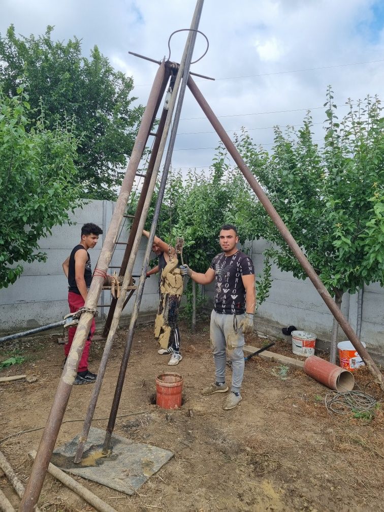 Foraje puturi prelungiri piloni denisipari