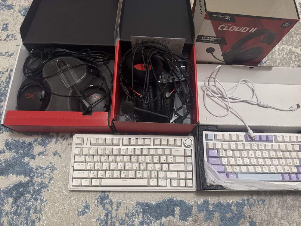 Игровые девайсы/переферия/наушники/клавиатура/HyperX/AJAZZ