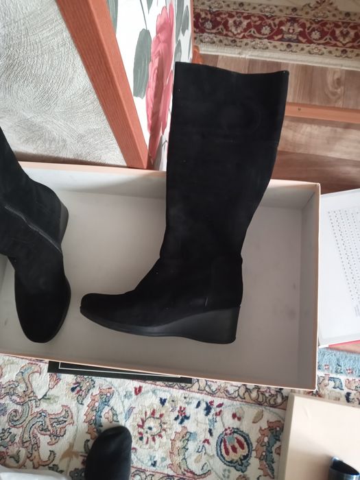 Дубленка и сапоги