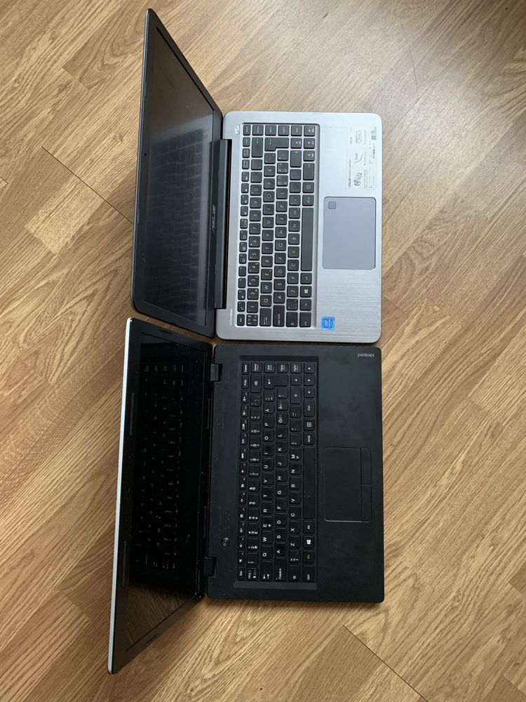 Laptop Asus si Lenovo Slim defecte vin fara incarcator pret pe bucata