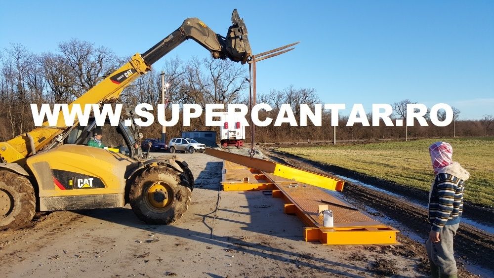 Cantar Auto Depozit 30t-40t-60t 6-7-8m Superslim Superelocabil