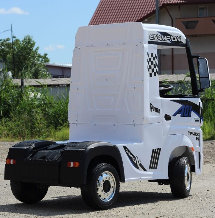 Camion electrica pentru copii Mercedes Actros 4x35W 12V 14Ah #White