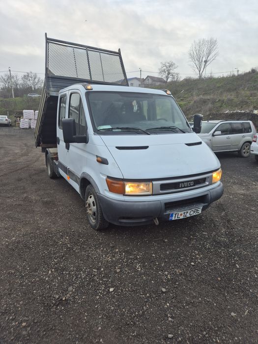 Iveco daily basculabil trilateral cabina dubla