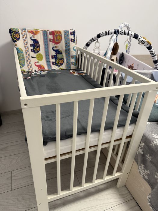 Patut bebe din lemn Ikea