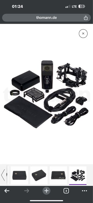 Microfon de Studio Lewitt Pure Tube Studio Set