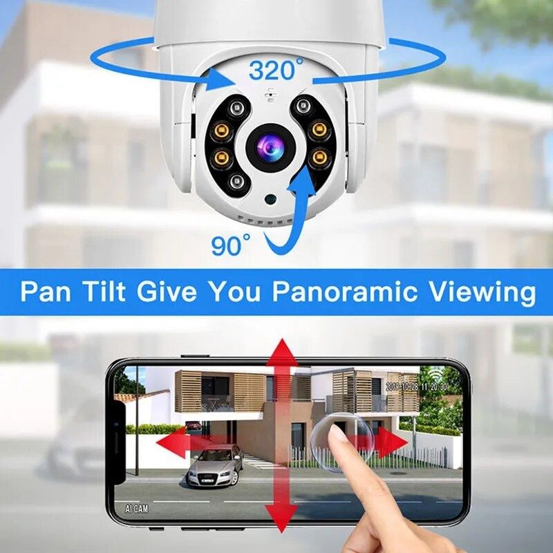 IP камера Wifi 8MP IP camera 4k HD PTZ auto tracking
