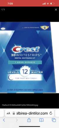 USA Benzi Crest 3D White 1 Hour Express, 20 benzi