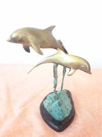 Statuie delfin din bronz