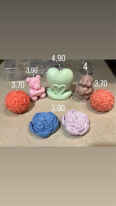 Декоративни соеви свещи