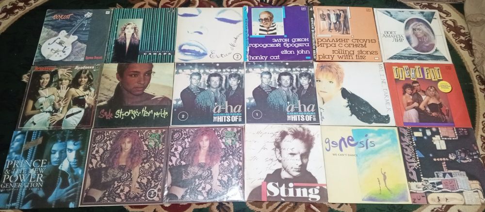 Мировые виниловые пластинки