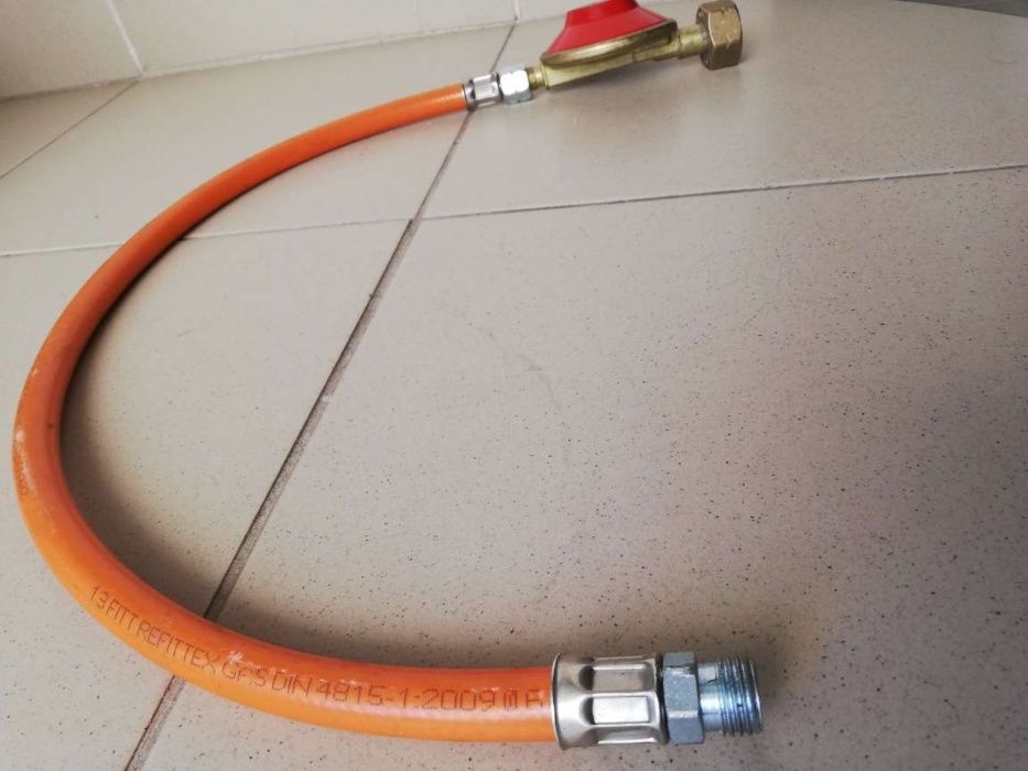 Regulator ceas gaz cu furtun GIMEG Olanda 30/50 mBar rulota camping