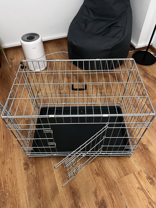 Cușcă pliabilă din metal pentru câini - PAWISE