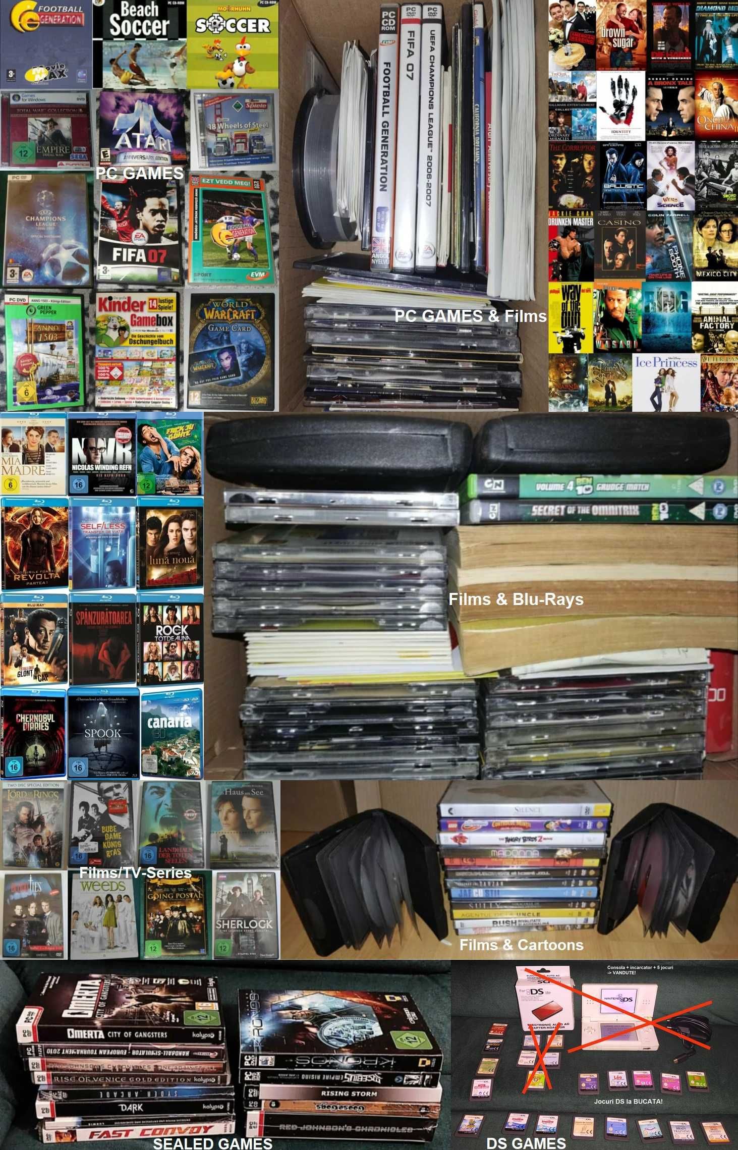 LOT Mare Copii Nintendo DS Pokemon 3DS Wii Gamecube GBA GBC PS 3 PC