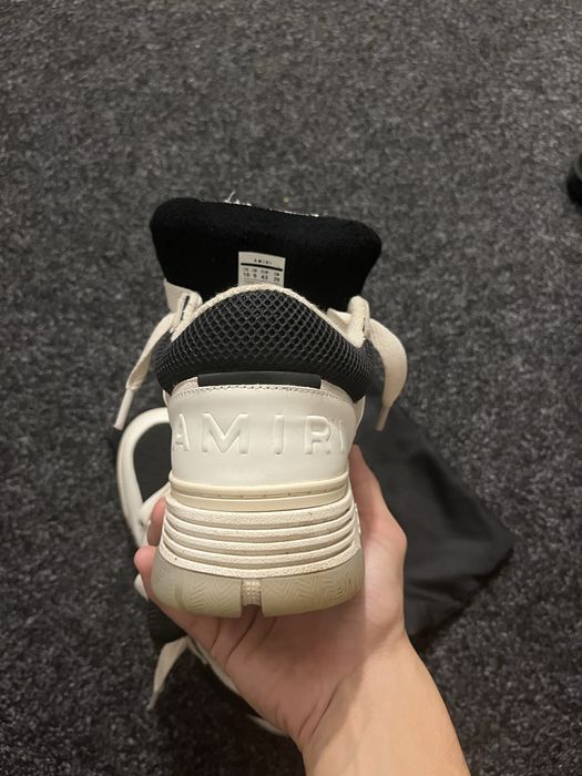 Amiri Ma1 negru cu alb