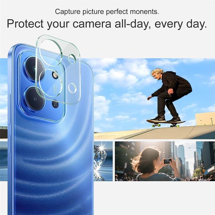 Стъклен протектор за камера за xiaomi redmi 15c