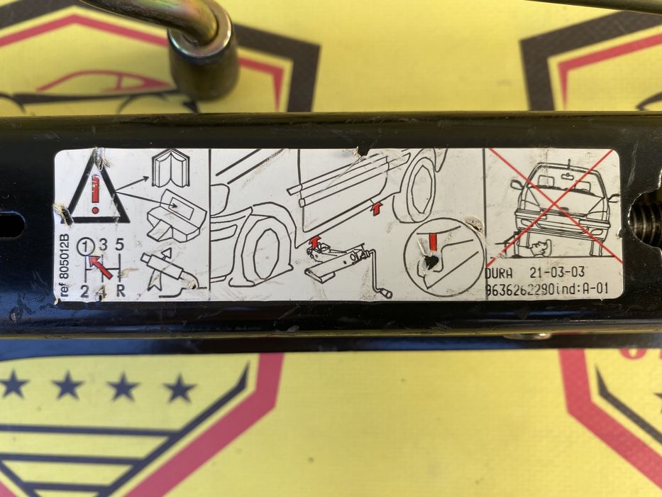 Cric auto punct sprijin original Citroen Xsara Picasso Peugeot 206 306