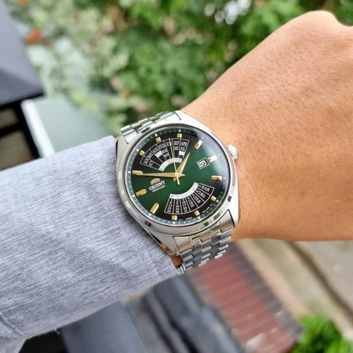 Orient Contemporary Multi Year Calendar Green RA-BA0002E30B
