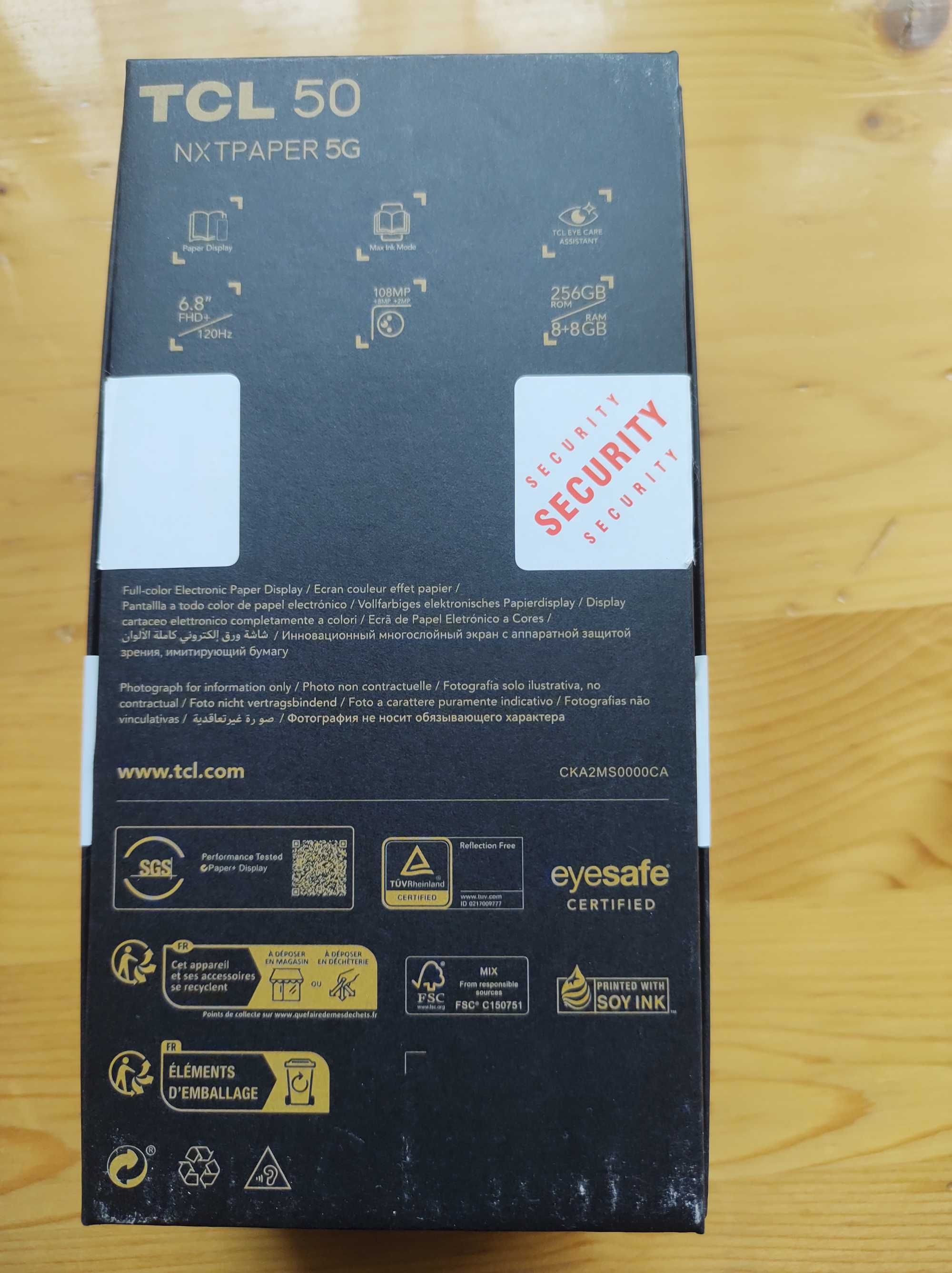 Телефон нов TCL 50 NXTPAPER