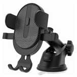 Suport Telefon Pentru Auto Material Plastic cu Ventuza si Adeziv