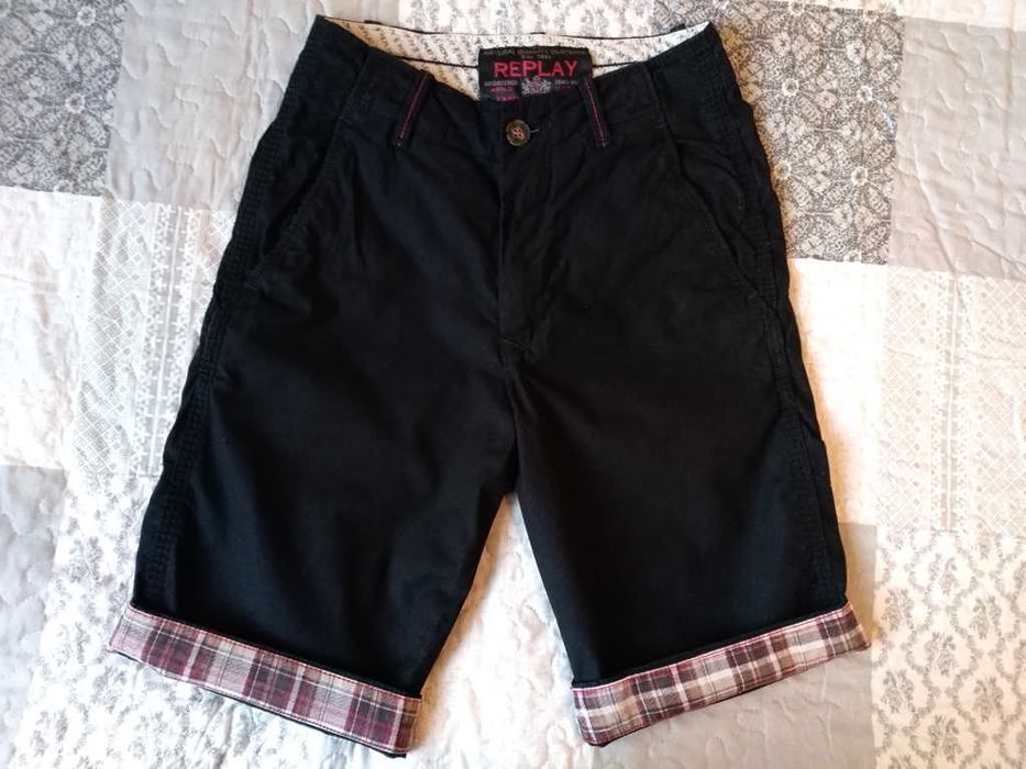 Къси мъжки панталони Replay /Риплей,100% оригинал