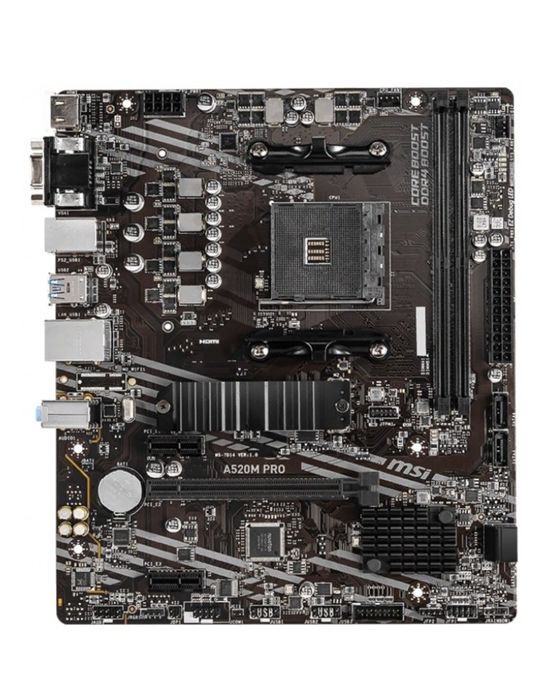 Материнская плата msi a520m pro