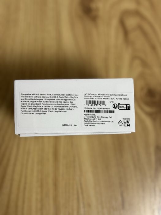 Casti tip Apple Airpods Pro 2, noi, sigilate