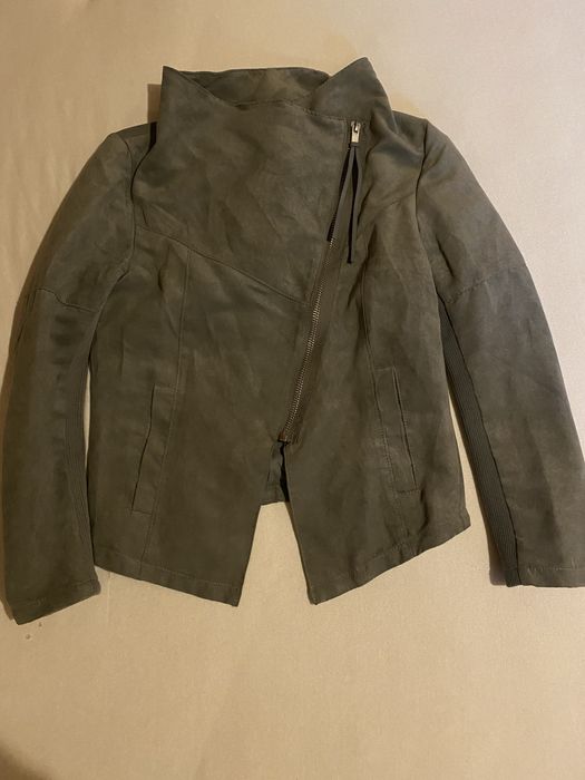 Велурено сиво яке