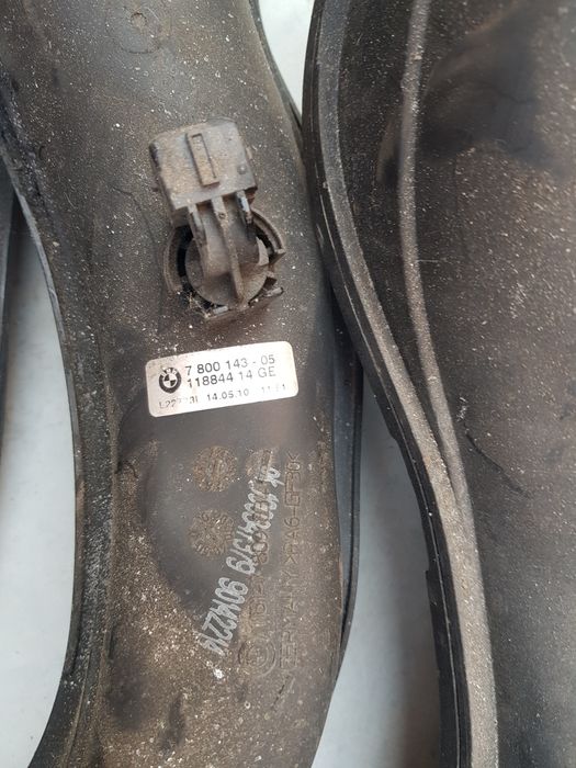 Bmw бмв е90 е92 е92 330д n57 325d 204кс 245кс въздуховод кулер дросел
