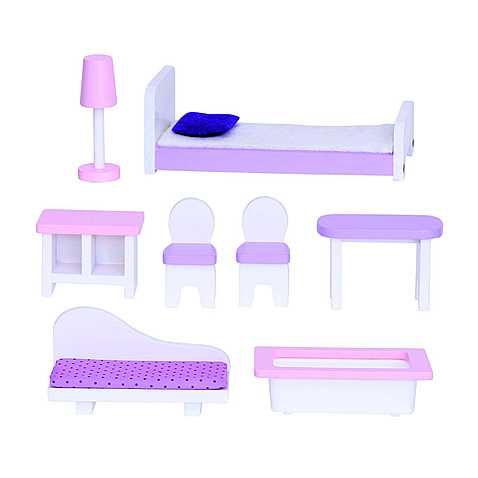 Дървена къща за кукли с обзавеждане Anna 4121