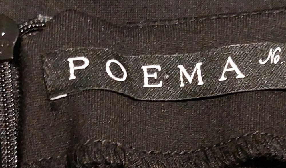Rochie elegantă Poema bumbac cu ștrasuri