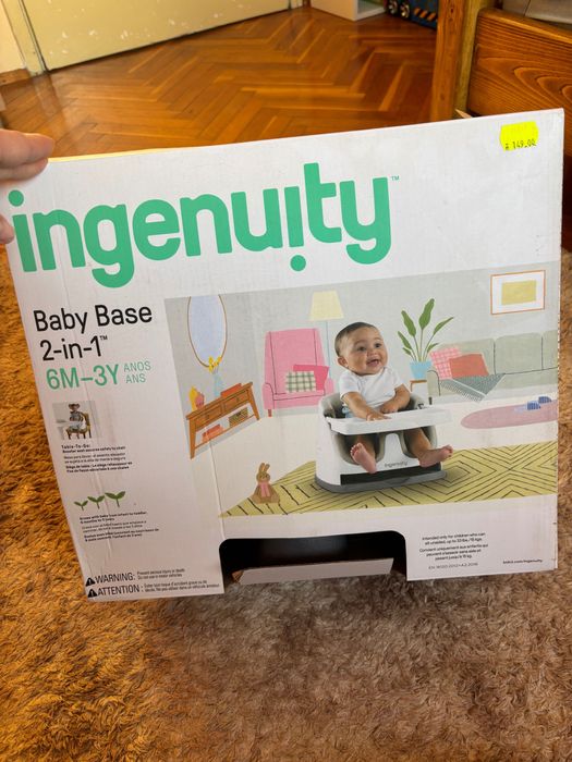 Столче за хранене 2 в 1 Ingenuity - Slate