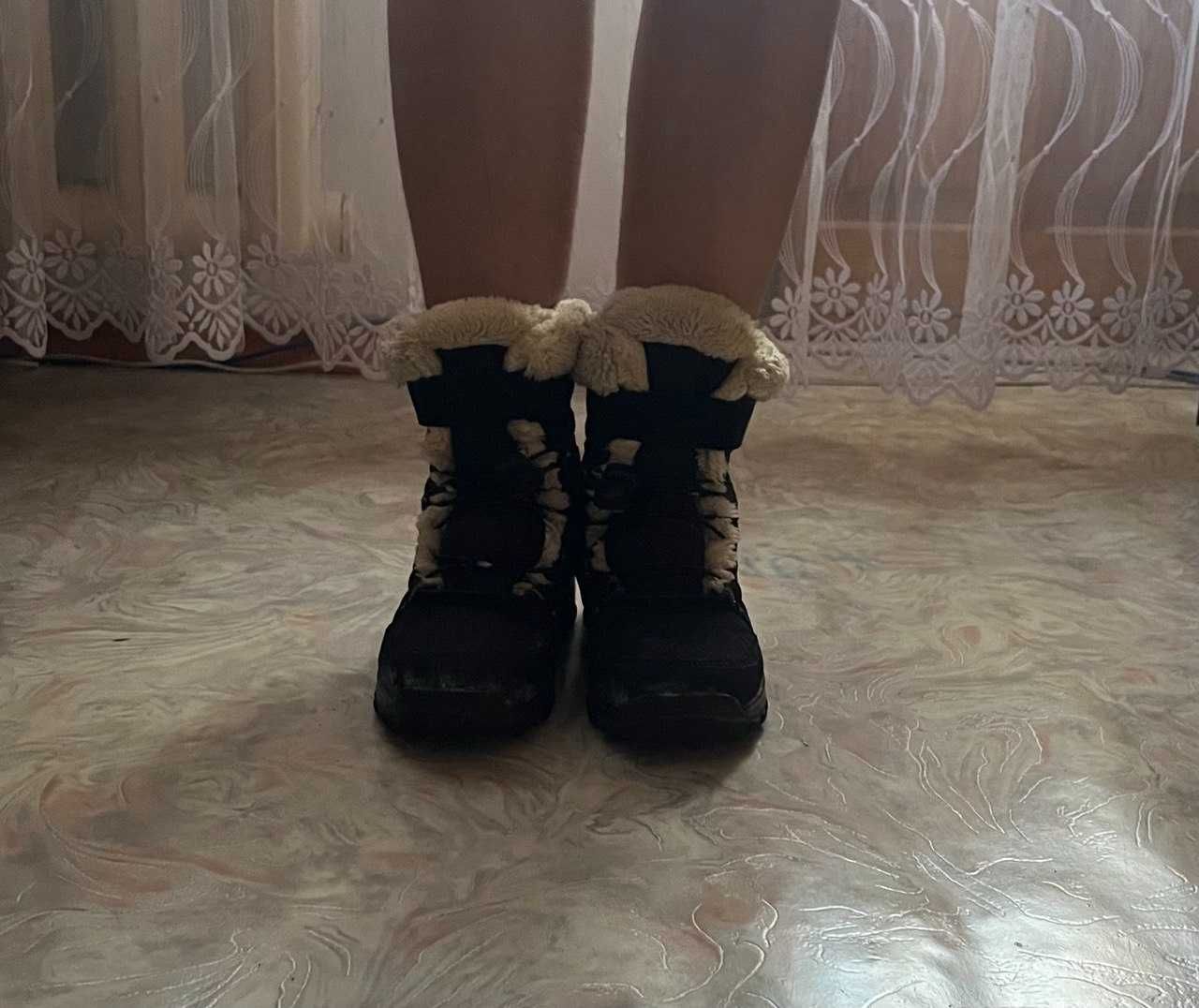 Зимние утепленные сапоги с мехом, непромокаемые и нескользящие