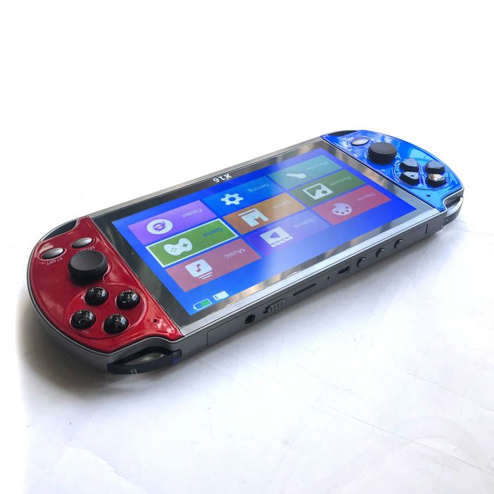 PSP X16 6.5" Игрова тв конзола с 30000+ игри Nintendo Sega ps4 2025г