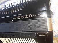 vand acordeon paolo soprani cu cabina si clape ma,120 basi foarte usor
