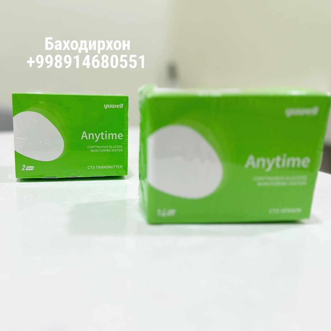 Yuwell anytime CT3 sensor глюкометр