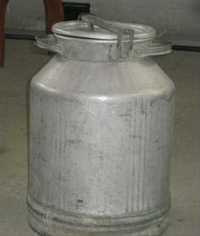Фляга алюминиевая из под мёда 36-40 литров