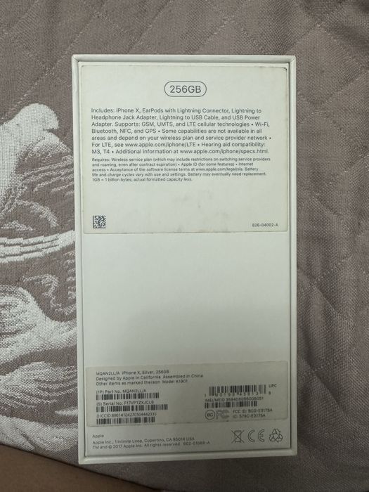 iPhone X, 256 GB