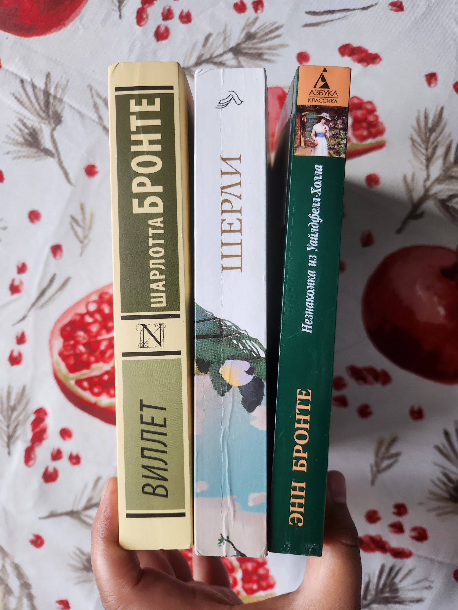 "Шерли", "Виллет" (Городок), "Незнакомка из Уайлдфелл-холла" Бронте