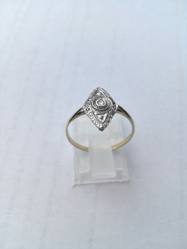 Vind inel aur 14kt(585) cu diamante