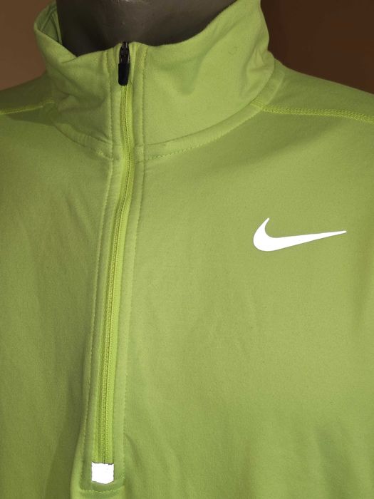 Nike Dri-FIT Running Мъжки Суичър Джърси 1/4 Цип Спорт Раз XL
