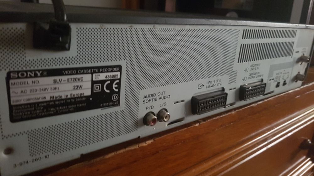 Videorecorder Sony hifi stereo