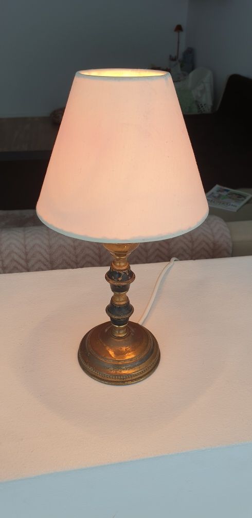 Lampa veioza vintage colectie alama Suedia 1930