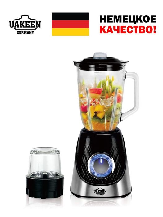 Блендер 2в1 кофемолка UAKEEN ZL-1305 стационарный Блендер BLENDER